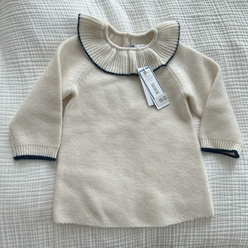 Jacadi Wool Sweater Dress